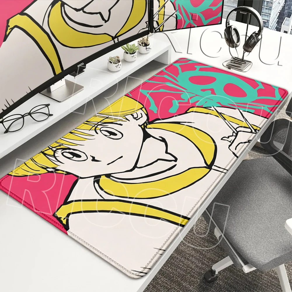 New Mouse Pads Gamer Computer Gaming Extended H-hunter x H-hunter Pattern Desk Mat Computer Keyboard Pads Laptop Japan Anime Rug