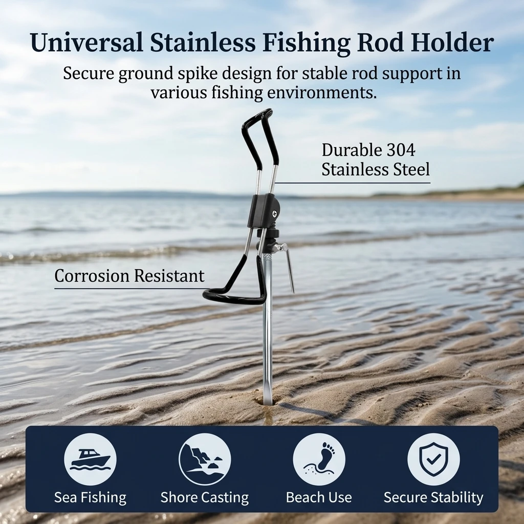 Universal Fishing Rod Support - Fishing Rod Rack ulasan dan harga