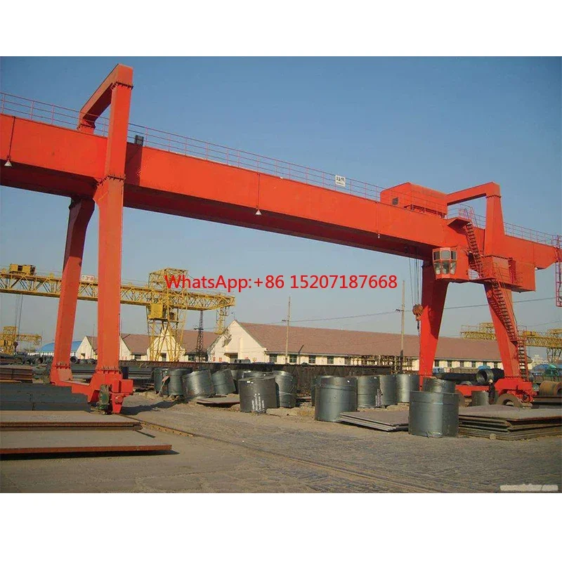 Factory price double girder gantry crane 50ton price