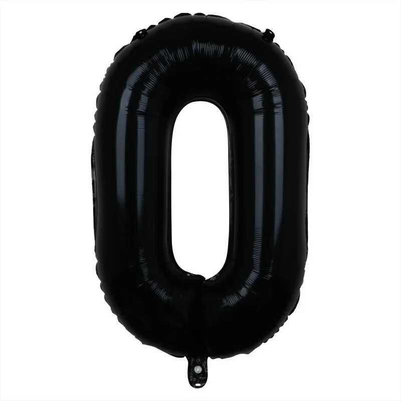 40inches Black Number Ballon Wedding Decorations Baby Shower Party Supplies Balloons Birthday Party Decoration Background Layout