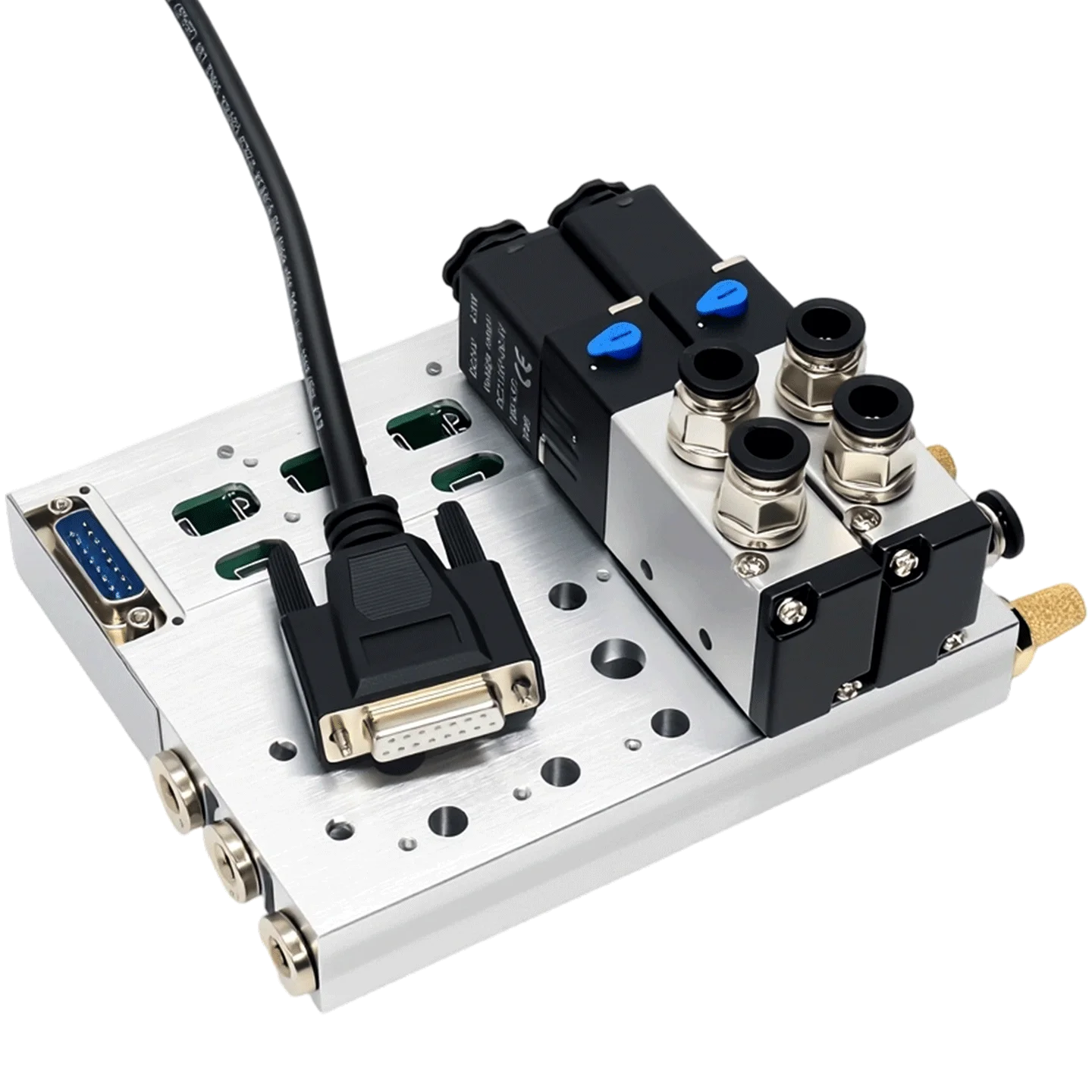 Solenoid Valve Group Set Magnetic Manifold Valve 4V210-08 DC24V Bus Type Plug-in Cylinder Control Reversing Combination DC24