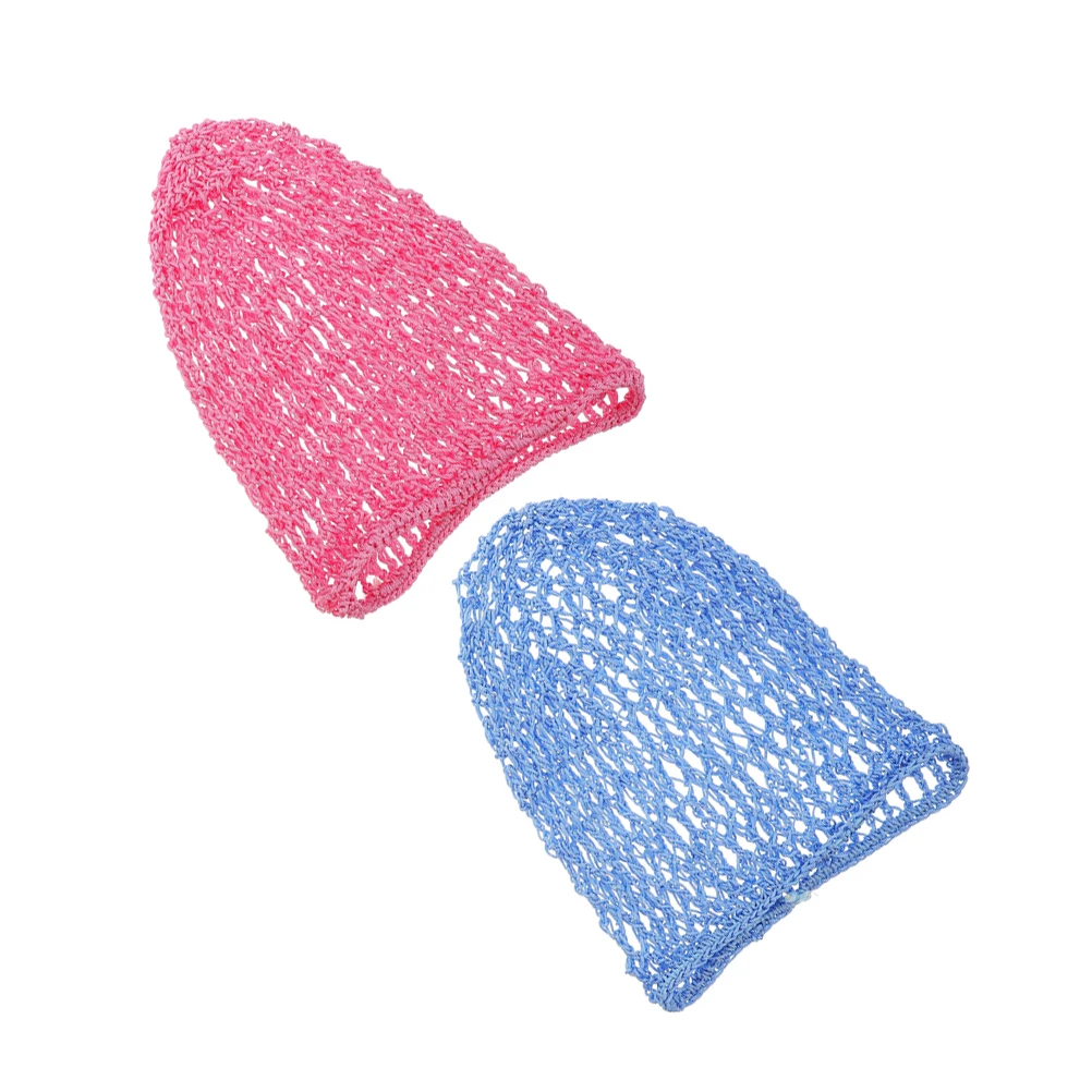 

2pcs Hair Crochet Cover Nets Women Doobie Wrap Silk Headband Breathable Comfortable Sleep Bathing Makeup