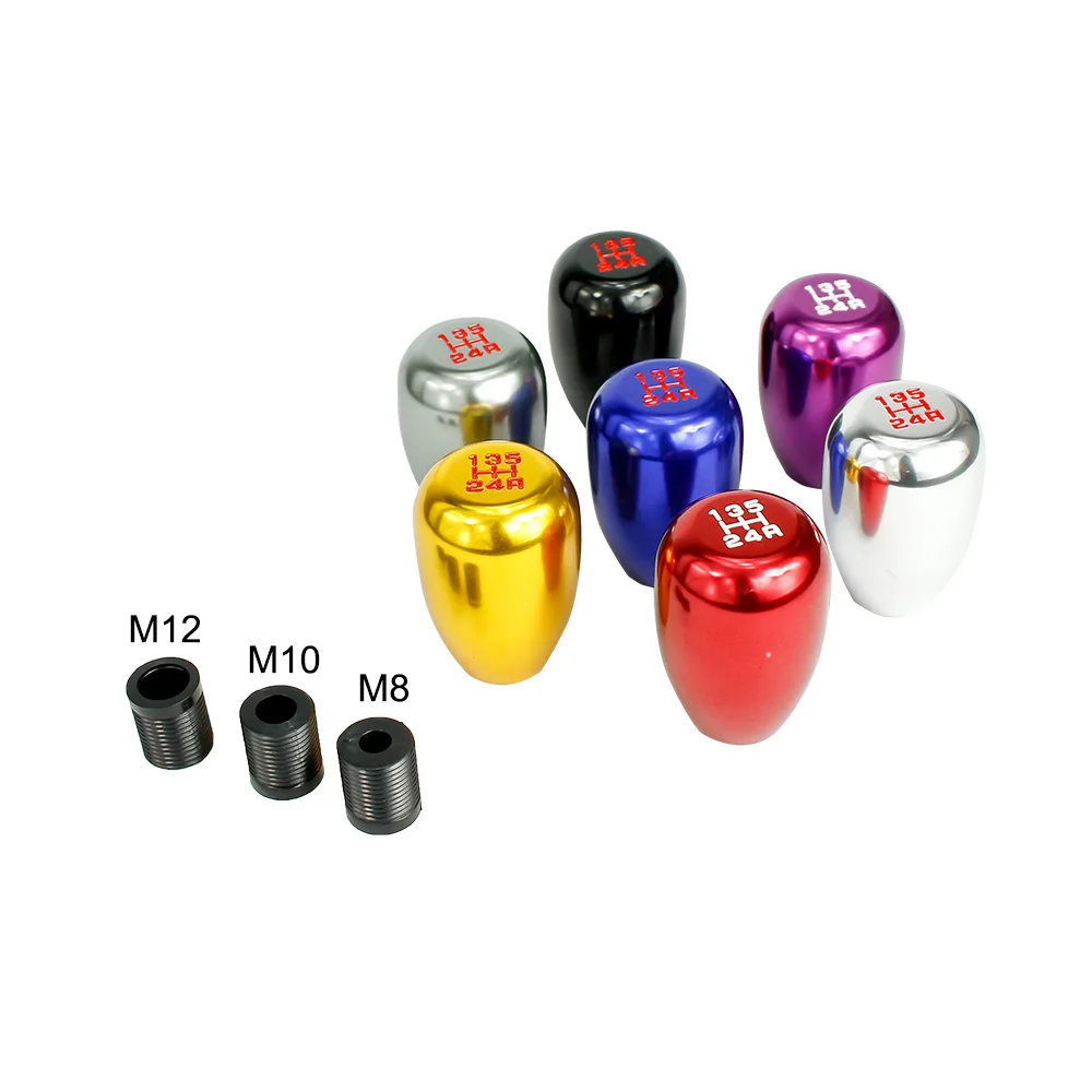 Universal Racing 5 Speed car Gear Shift Knob For Manual Transmission Aluminum Alloy Automatic Gear level TT100235