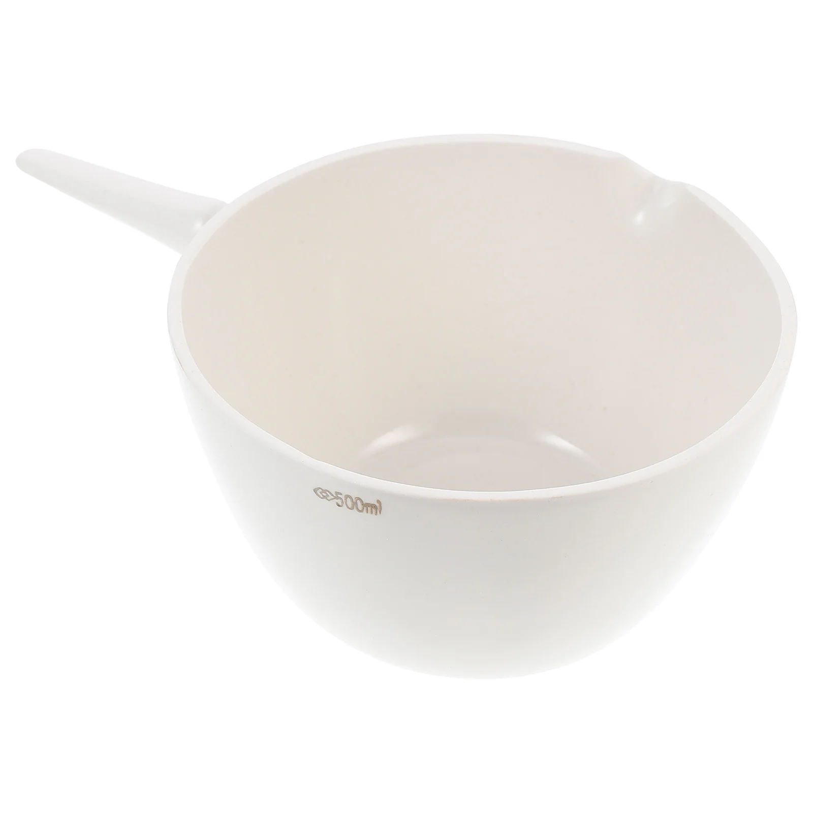 

1Pcs Acid Alkali Resistant Evaporating Dish with Handle Round Porcelain Container Laboratory Evaporating Basin Science School