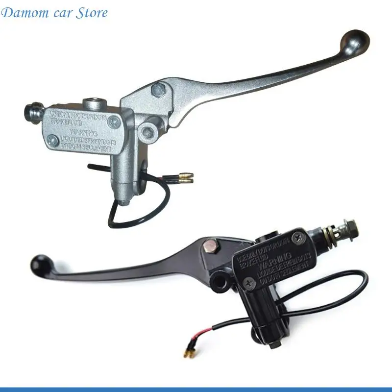 A2UC Motorcycle Brake Front Cylinder Hydraulic Brake Lever Right For Dirt Pit Bike ATV Quad Moped Scooter