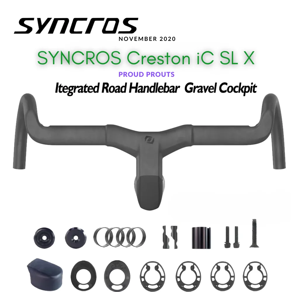 

SYNCROS Road ALL Внутренний кабельный маршрутизатор Дорожный руль Применитый Di2 CRESTON IC SL X Гравийный адаптер и проставки для кабины