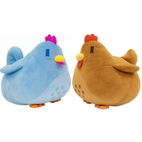 22cm Adorable Stardew Valley Chicken Plush Toys Soft Stuffed Animal Pillow Kids Toys Christmas Gifts Home Decoration