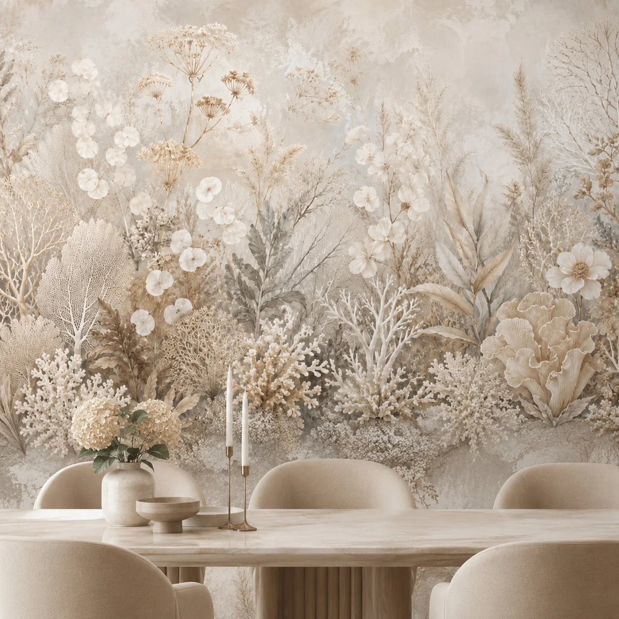 papier-peint-mural-floral-botanique-beige-neutre-texture-motif-fleurs-sauvages-et-corail-pour-salle-a-manger-salon-non-auto-adhesif