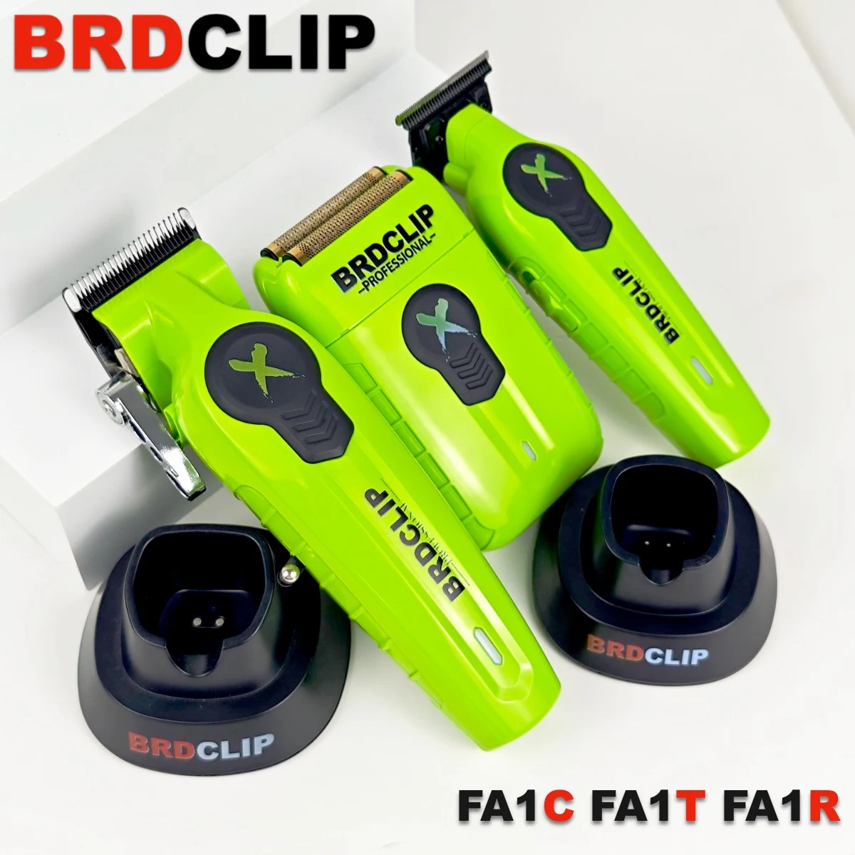 Professional Electric Hair Clipper Hair Trimmer Men Shaver Barber Shop Set Gradient Carving Facial Cleans BRDCLIP FA1C FA1T FA1R