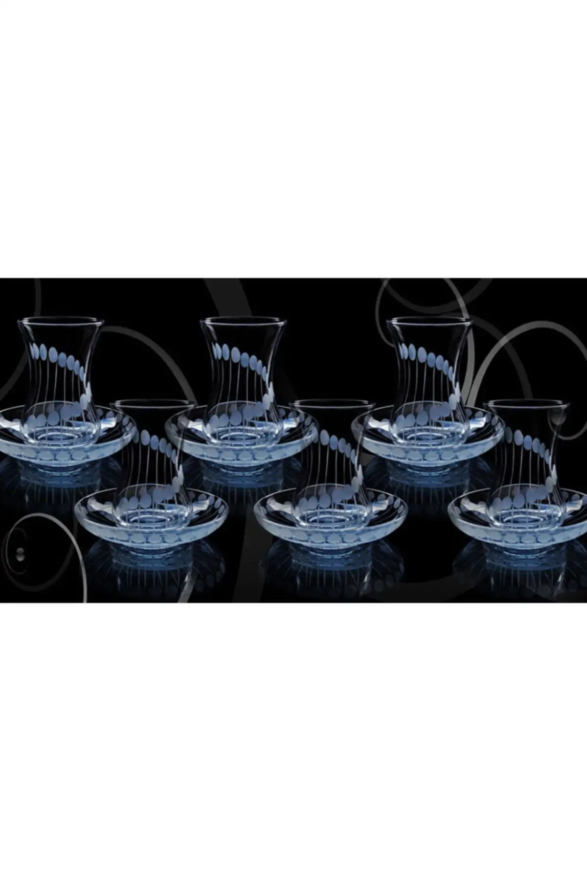 

Uras Slim Waisted Anaconda 12 Piece 6 Personality Tea Team English Tea Cup Glass Cup