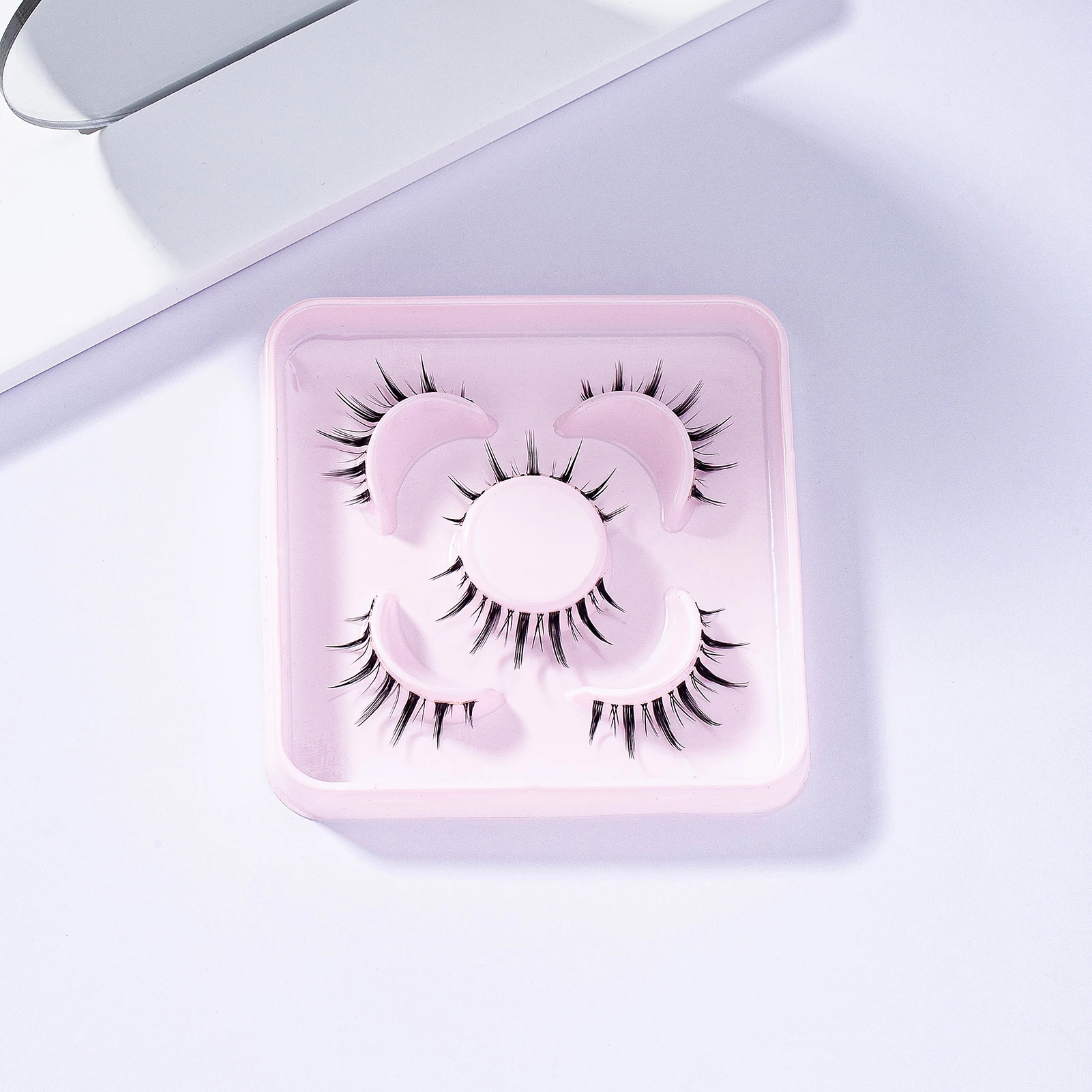 小さな悪魔のようなつけまつげ,完全なストリップ,粘着性,長い,劇的な,厚い,柔らかい,軽い,3ペア