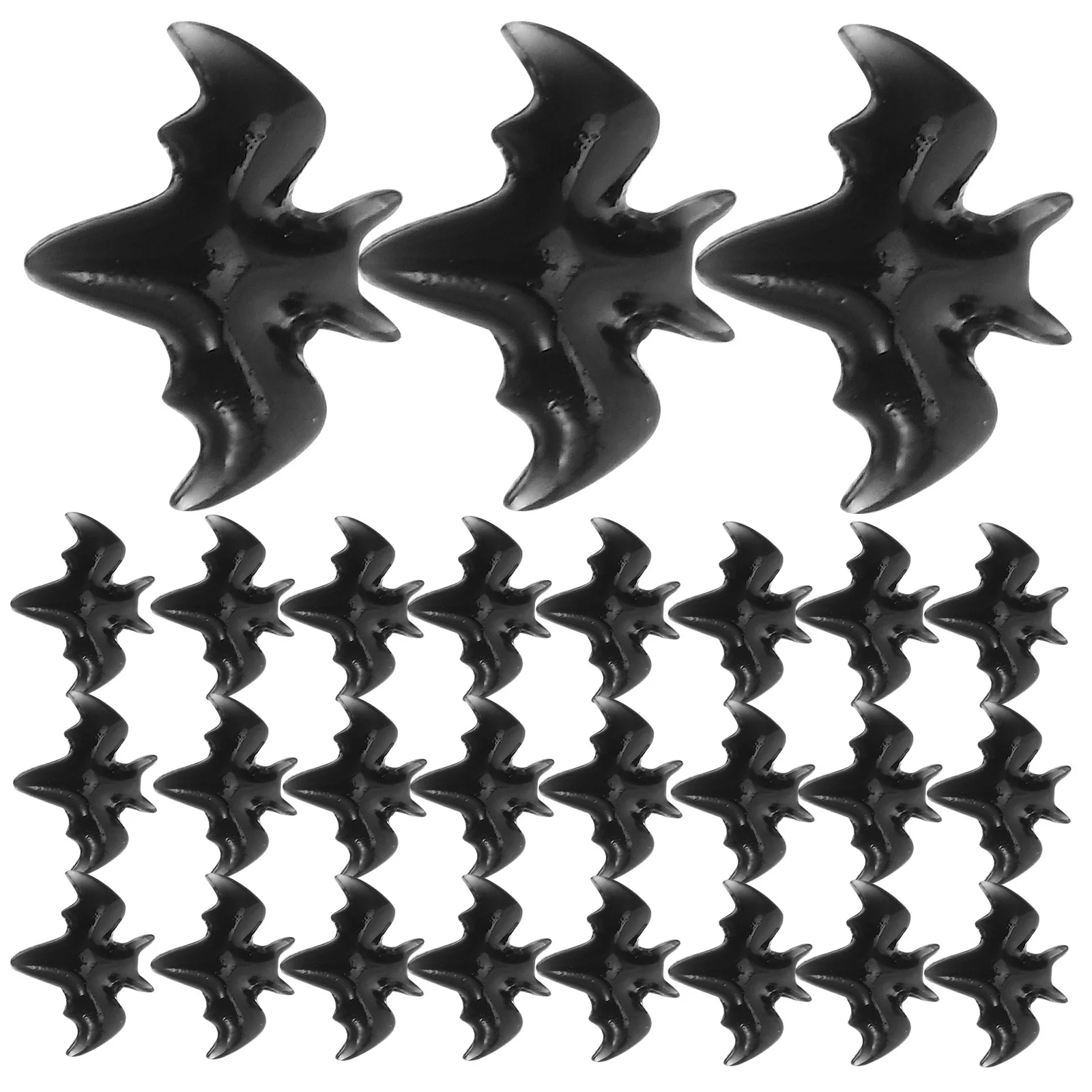 

300Pcs Halloween Nail Charms Elegant Dark Style Animals 3D Longterm Wear Manicure Accessories for