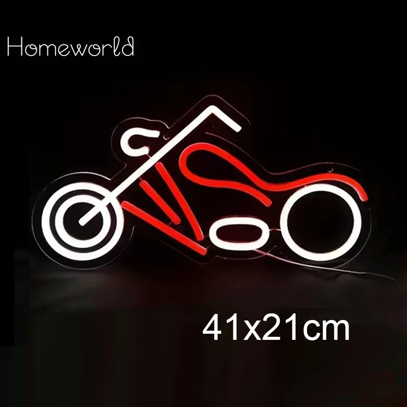 دراجة نارية النيون ضوء مخصص LED السيارات دراجة النيون شعار ديكور الصالة الرياضية في سن المراهقة غرفة نوم بار متجر نادي الجدار مع باهتة