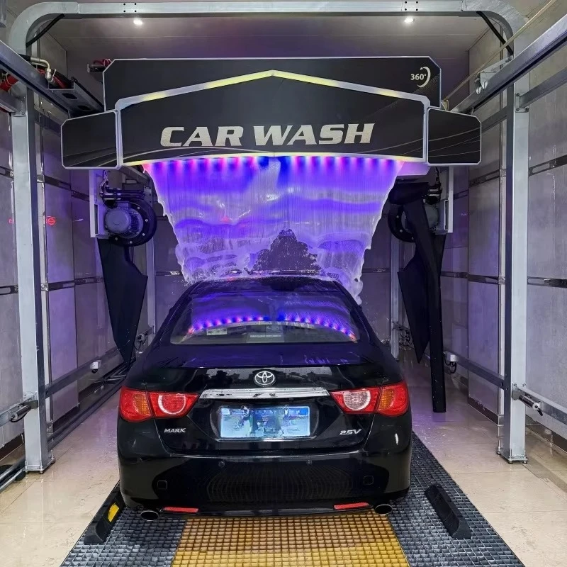 Language Voltage LOGO Equipped Installation Tools Electric Stainless Steel High Efficiency Car Wash Machine Sewage