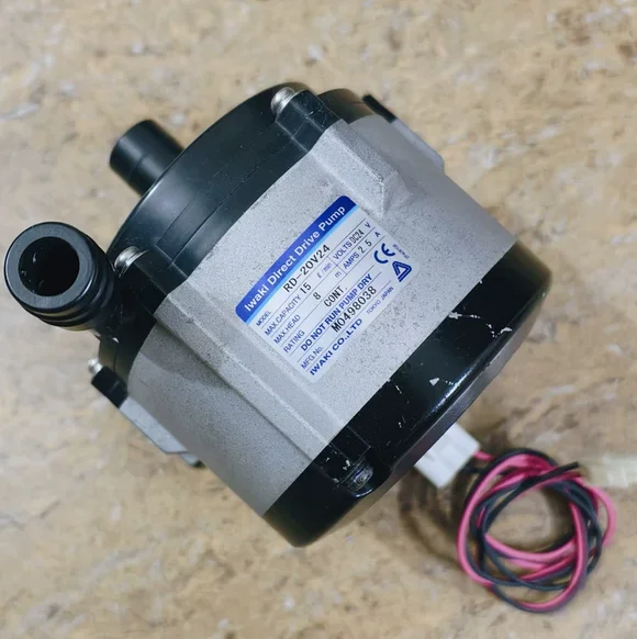 

For IWaKi RD-20V24 DC 24V 2.5A magnetic pump, water pump, silent pump. Head: 8 meters, Flow rate: 15 liters per minute. 1 Piece