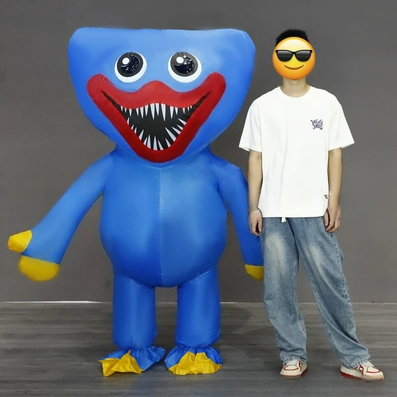 

Triangle Monster Bobby Inflatable Suit Bobby's Game Time Inflatable Suit Halloween Role Playing Party Novelty Inflatable Suit