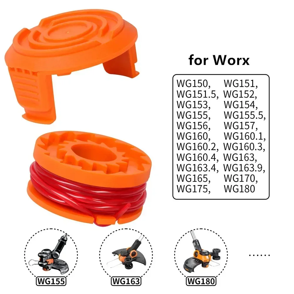 

Worx String Trimmer Spool Trimmer Line Spools Cap For Spool Cover Tool Replacement Garden Set Power Parts 5/10pcs