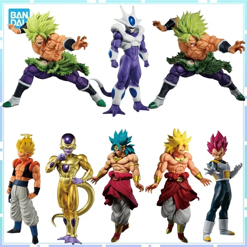 Bandai-figuras de acción de Dragon Ball Z, modelos originales de Ichiban, Kuji, freezer, Gogeta, Cooler, Broly, Vegeta, Juguetes