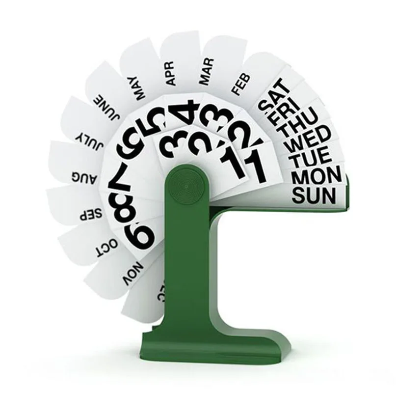 

1 шт. календарь из АБС-пластика, украшение для нового настольного календаря, календарь «сделай сам», креативное новогоднее украшение для дома и офиса