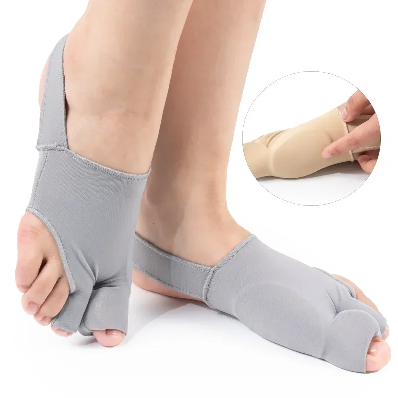 للجنسين مزدوجة تو غطاء للقدم فاصل مصحح ليلا ونهارا استخدام تو مفرشة الفاصل نعل الحذاء وسادة مريحة للتنفس #1