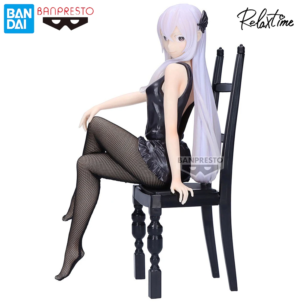 

In-Stock Original Banpresto Relax time Echidna (Another Color Ver.) (Re:Zero) 21cm Great Size Anime Figure Model Ornament