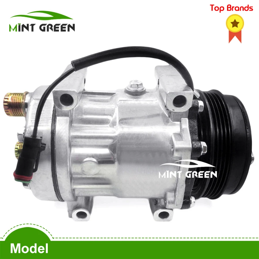 

For Sanden sd7h15 AC Compressor For LAND ROVER DEFENDER LD Pickup 2.5 Td5 JPB101200 TSP0155160 8FK351132231 SD 8076