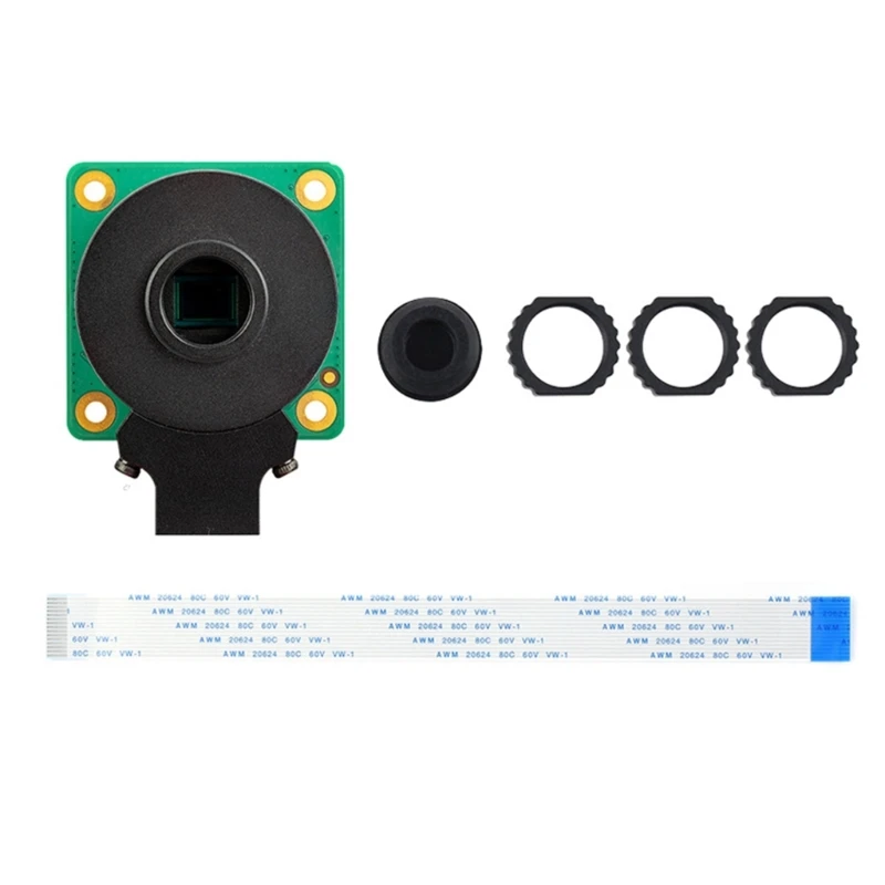 

for Raspberry Pi HQ Camera for Raspberry Pi 4B/3B+/3B/Zero/Zero Wireless 12.3MP IMX477R Sensor,High Resolution Module