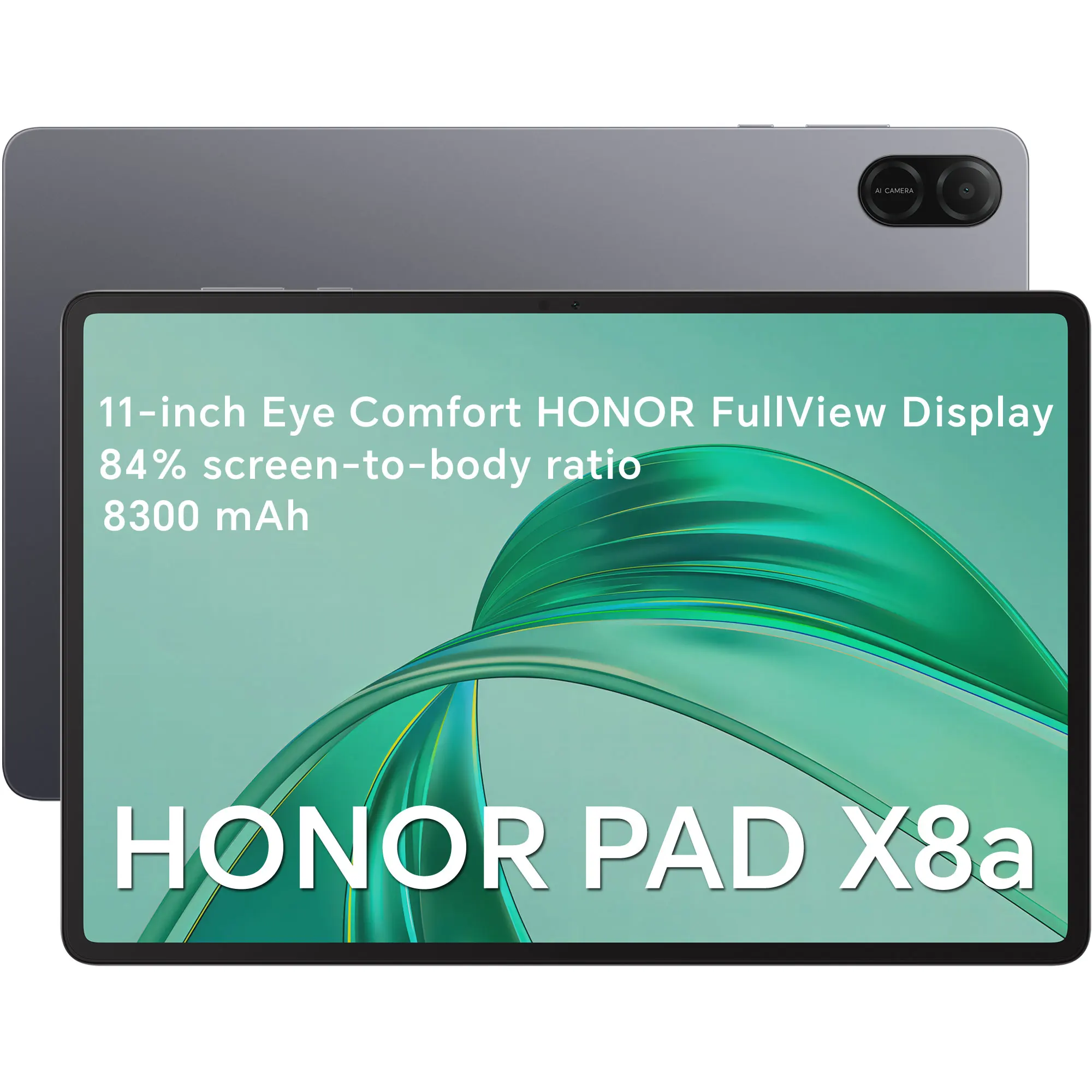 HONOR Pad X8a EU Version 4GB RAM, 8300mAh Battery, 11-inch 90Hz Eye‑Protection Display Tablet, 4 Speakers, Android 14