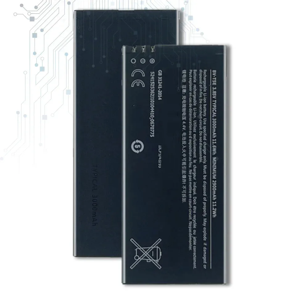 BV-T5E BVT5E / BV T5E Mobile Phone Battery For Microsoft Lumia 950 RM-1106 RM-1104 RM-110 With Track Code