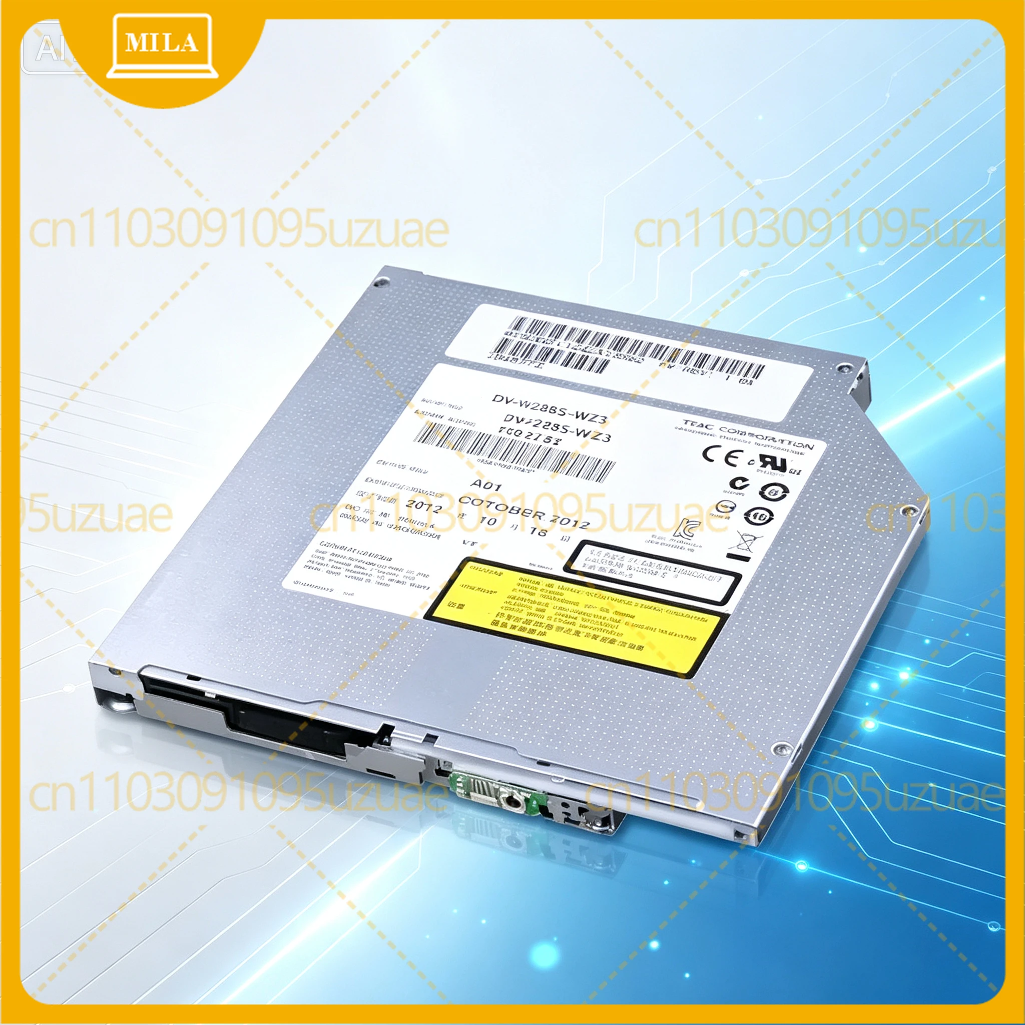 Replacement Slot-in SATA Internal DVD Writer W28SS Optical Drive For Notebook All-in-one PC