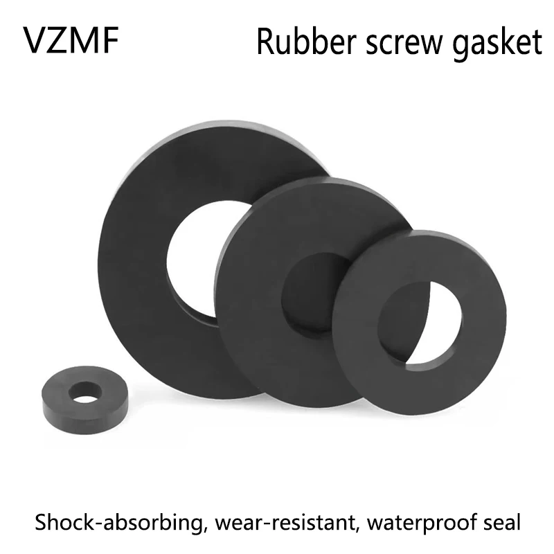 Rubber gasket screw seal ring waterproof soft Dingqing gasket cushion flat gasket temperature resistant shock absorbing gasket