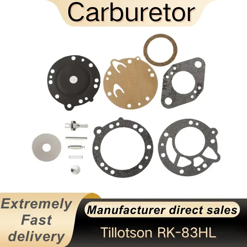 

Carburetor Repair Kit RK-83HL Rebuild Repair Stable TILLOtttTSON TS350 TS360 070 090 1967-1981