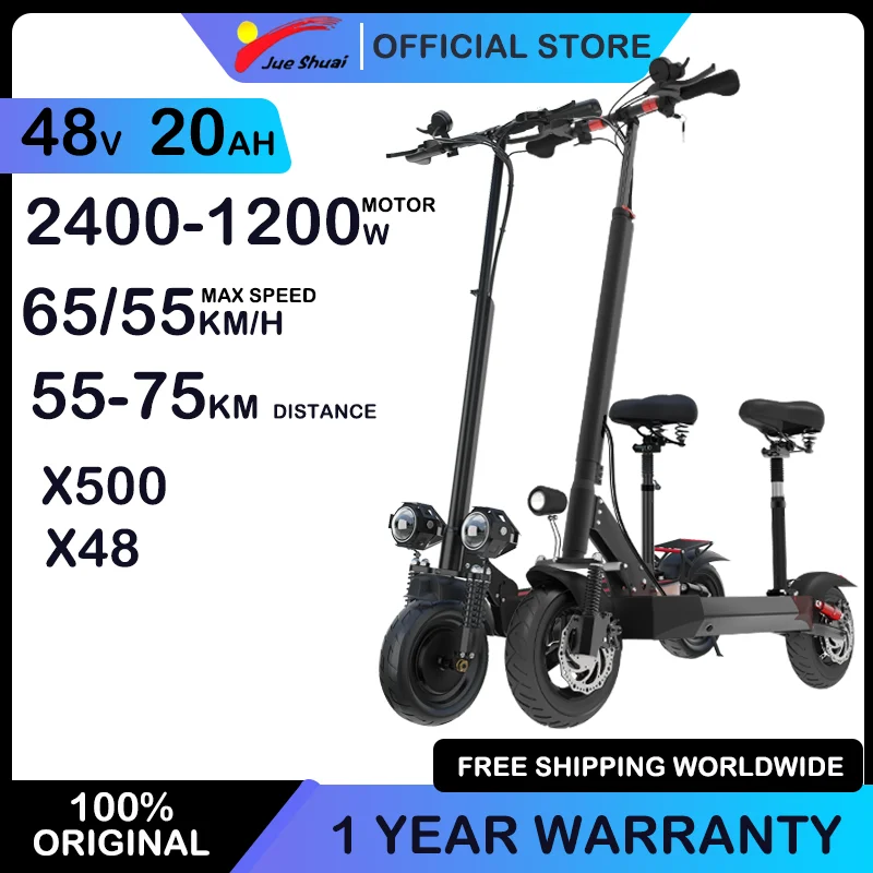 

Быстрый электронный самокат 65 км/ч, 2400 Вт, двойной мотор, диапазон 75 км, складной с регулируемым сиденьем, 10-дюймовый электрический самокат для взрослых, быстрая доставка