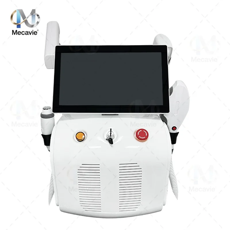 4IN1 Sopraan Titanium Ijs Platina RF Diode 755 808 940 1064nm 4 Golf Laser ND: YAG Machine Pijnloos Ontharing Machine 4000 W - afbeelding 1
