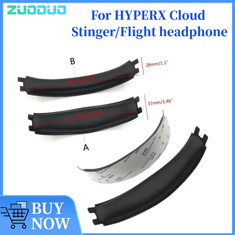 

Replacement Protein Leather Headband Pad Kit for HYPERX Cloud Stinger/Flight Headphones Easy DIY Installation