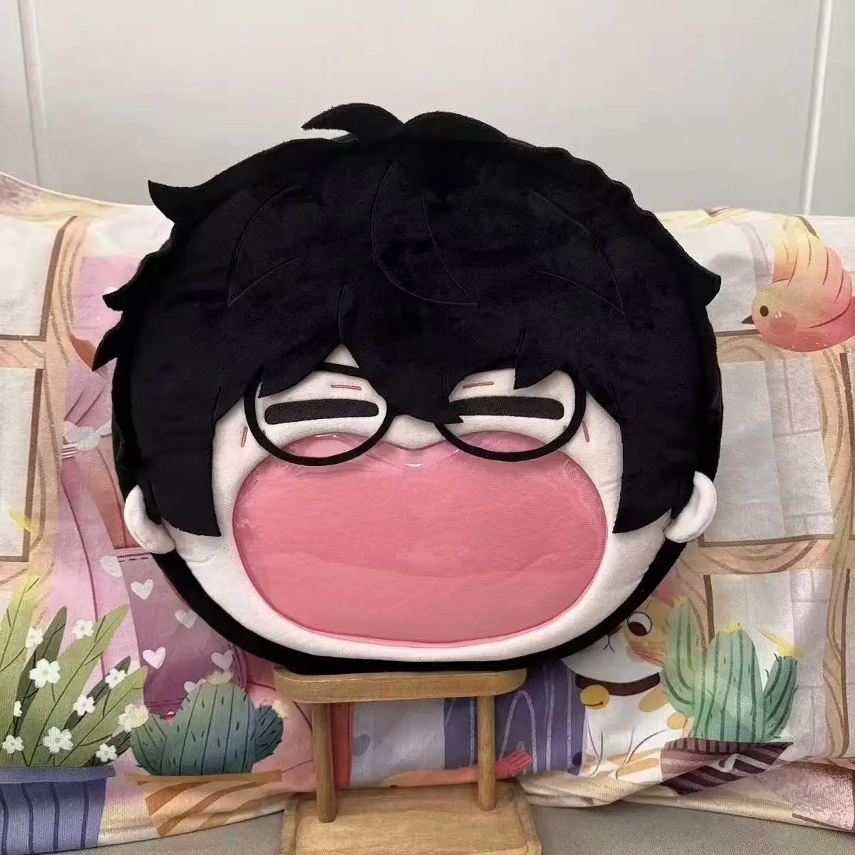 

Anime PERSONA5 Amamiya Ren Itabag Kawaii Figure Large Capacity Backpack Badge Storage Display Bag Kids Birthday Gifts