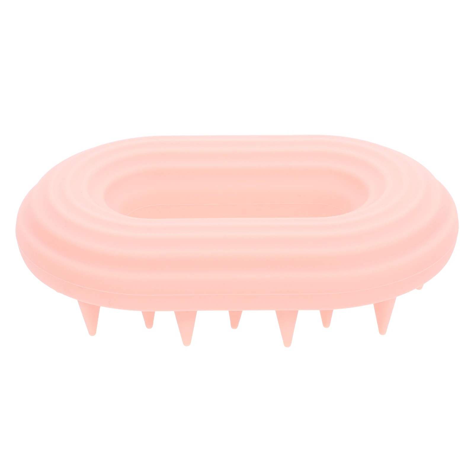 

Silicone Shampoo Brush Hand Hair Massager Scalp Washer Dandruff Scrubber for Curly