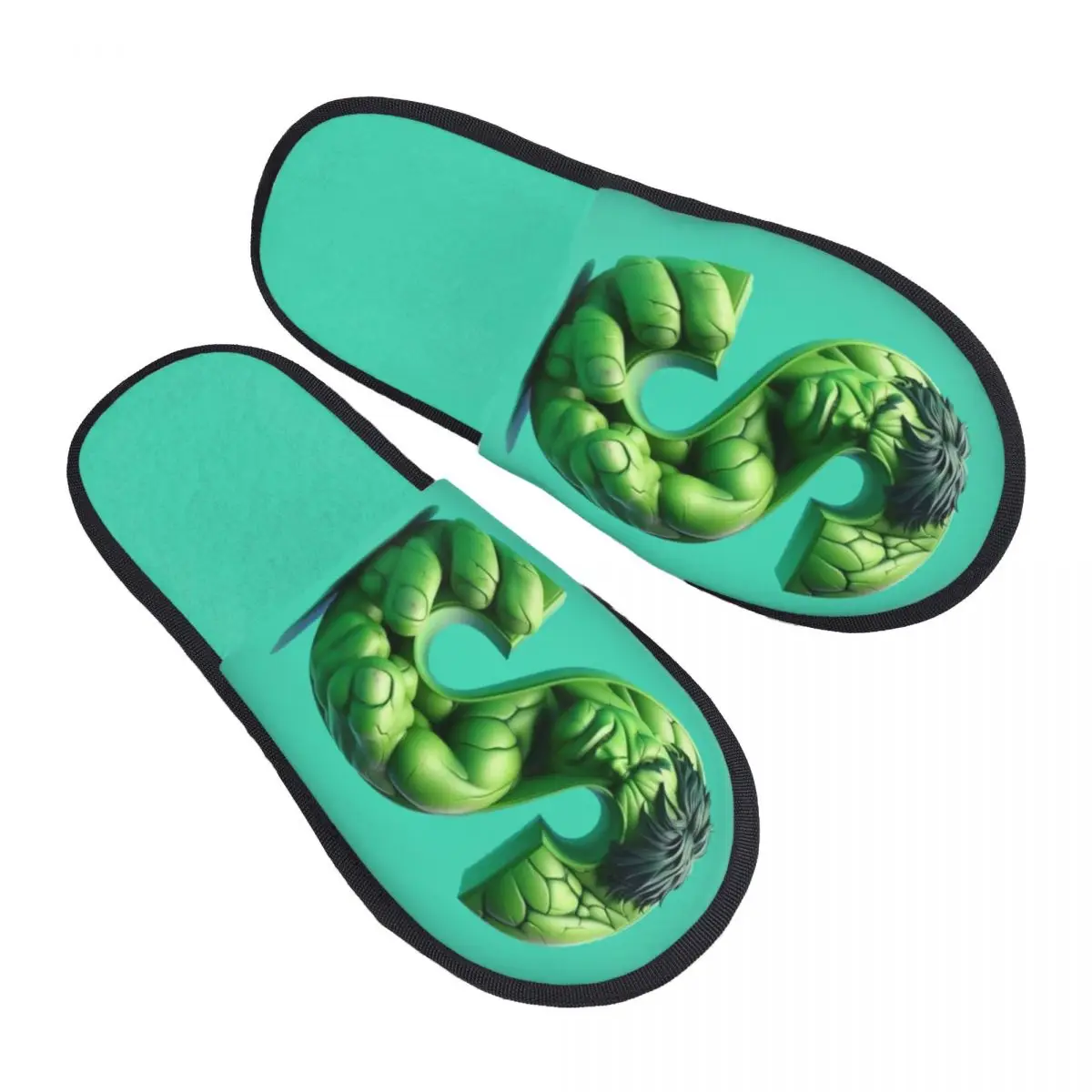 

Изготовленные на заказ тапочки из пены с эффектом памяти Халка, женские удобные теплые домашние тапочки