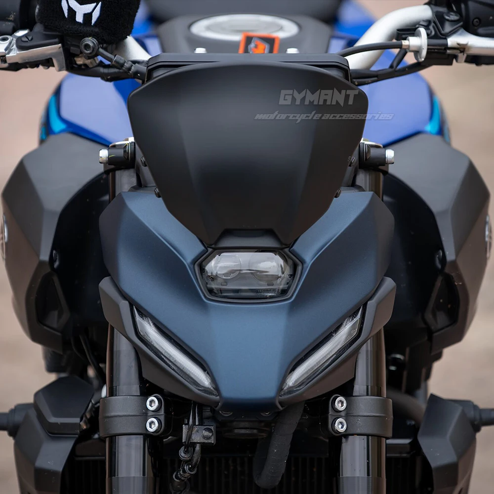 

Черный спортивный дефлектор лобового стекла для YAMAHA MT-07 GEN4 2025-2026, аксессуары для лобового стекла мотоцикла