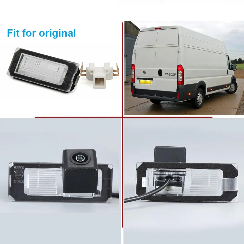 Car rear view reverse Camera for Citroen Jumper Pritsche/Fahrgestell Peugeot Boxer Fiat Ducato Bus Kasten 250 290 Lancia Ypsilon