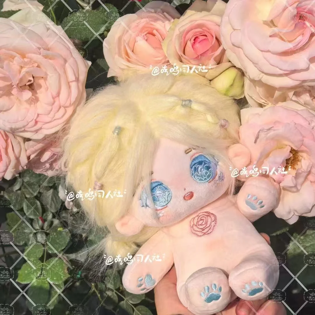 Stuffed Identity V Pretty Girl Alice Deross 20cm Cotton Dolls Dress Up Toys Collectible Plush Soft Doll Kawaii Birthday Gift