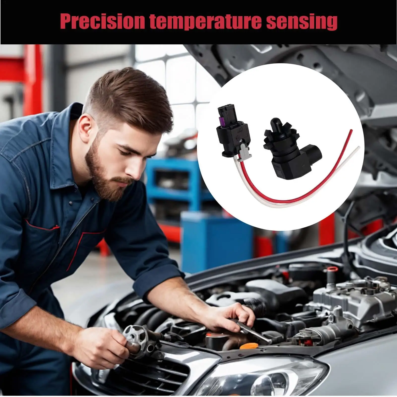 

Для Chevrolet Buick GM Cadillac датчик температуры окружающего воздуха встроенный внешний кабель в реальном времени замена внешнего кабеля