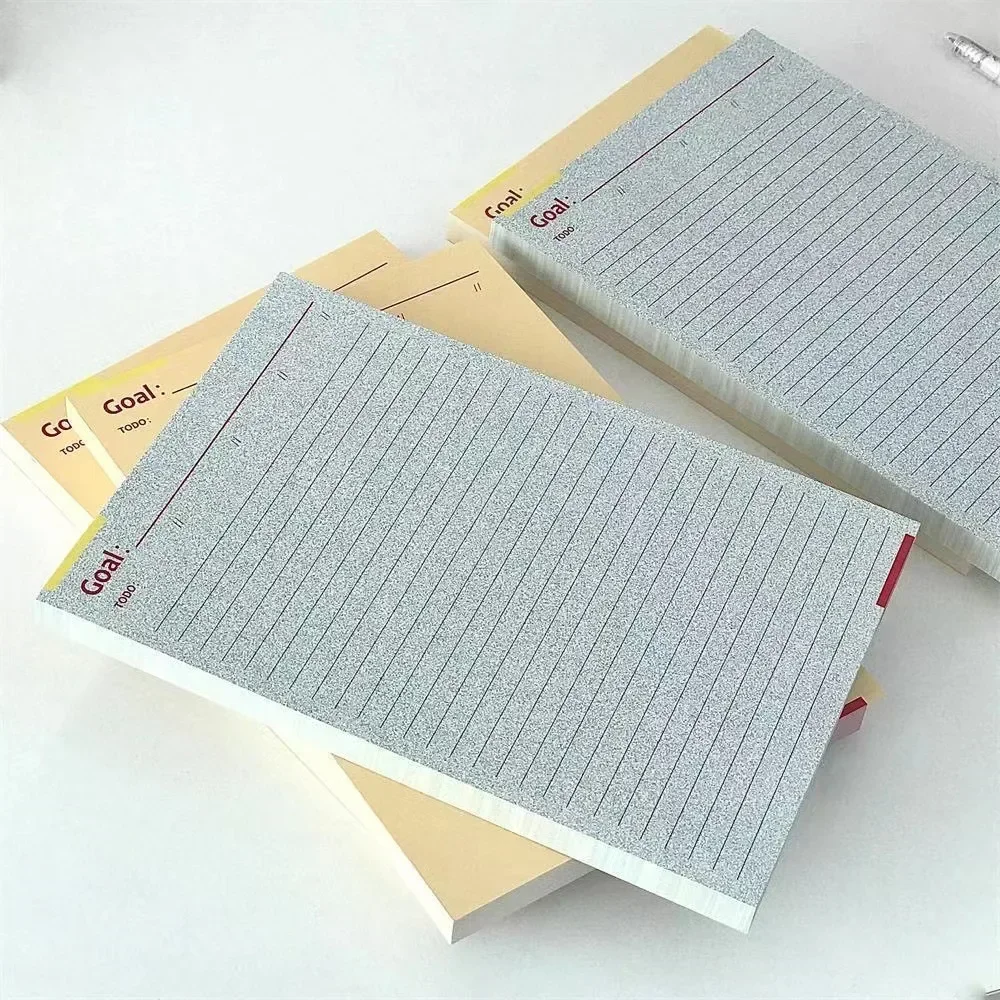 B5 30sheets Line Blank Notebook Memo Pad High Aesthetic Value Ins Popular Self-stick Notes Stationery Supplies