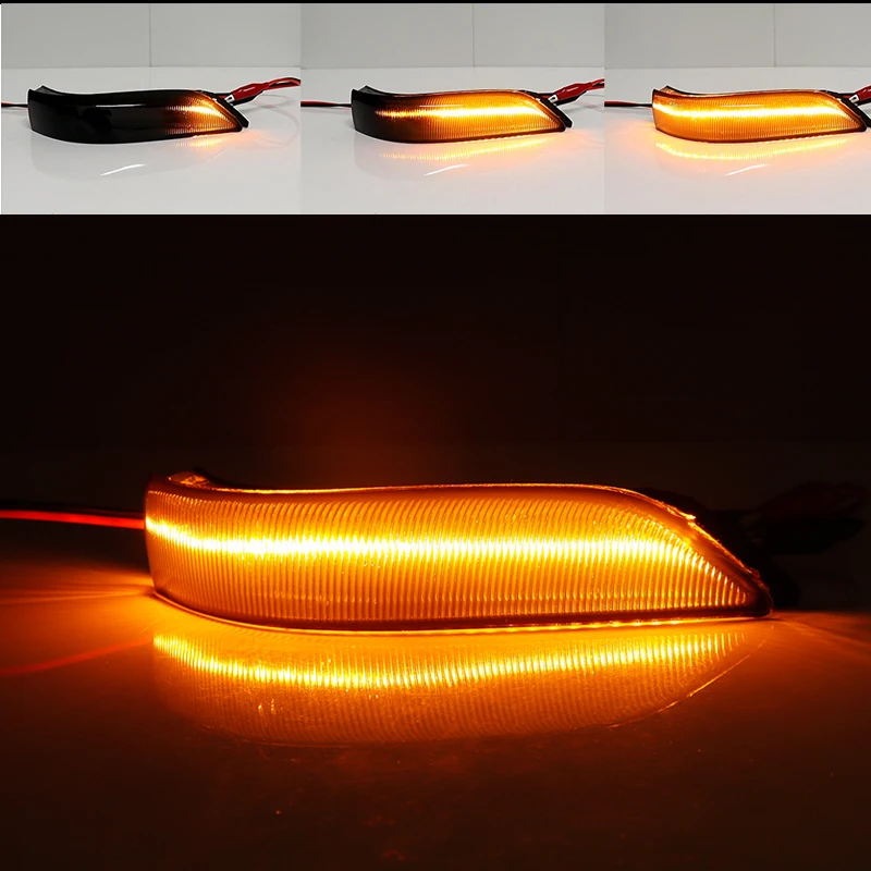 2pc Dynamic Sequential Blink/Flow LED Side Mirror Turn Signal Light Assembly For 2008-2013 Honda Accord CP1/CP2/CP3,For Acura RL - Image 6
