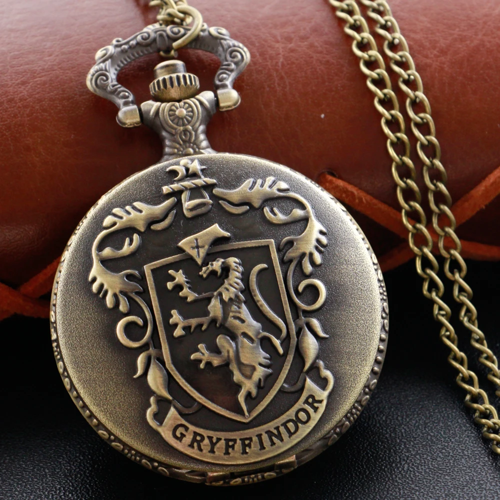 خمر المعالج مدرسة ساعة الجيب Steampunk قلادة الرقمية سلسلة بدلاية ساعة موضة النحت إمرأة رجل طالب هدية
