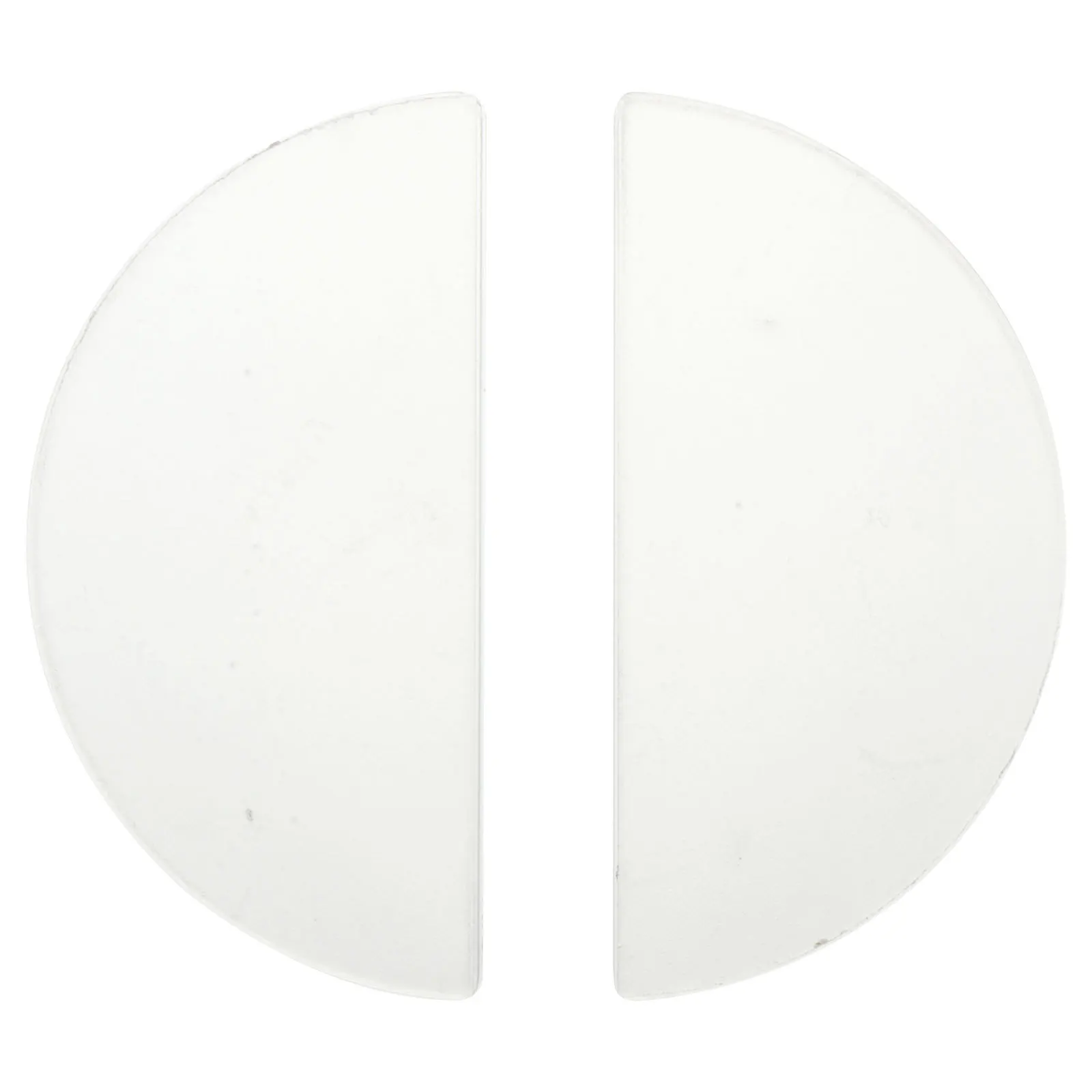 2Pcs Semicircular Glass Optical Lens Physics Teaching Aids Precision Light Convergence Experiment Physics Equipment