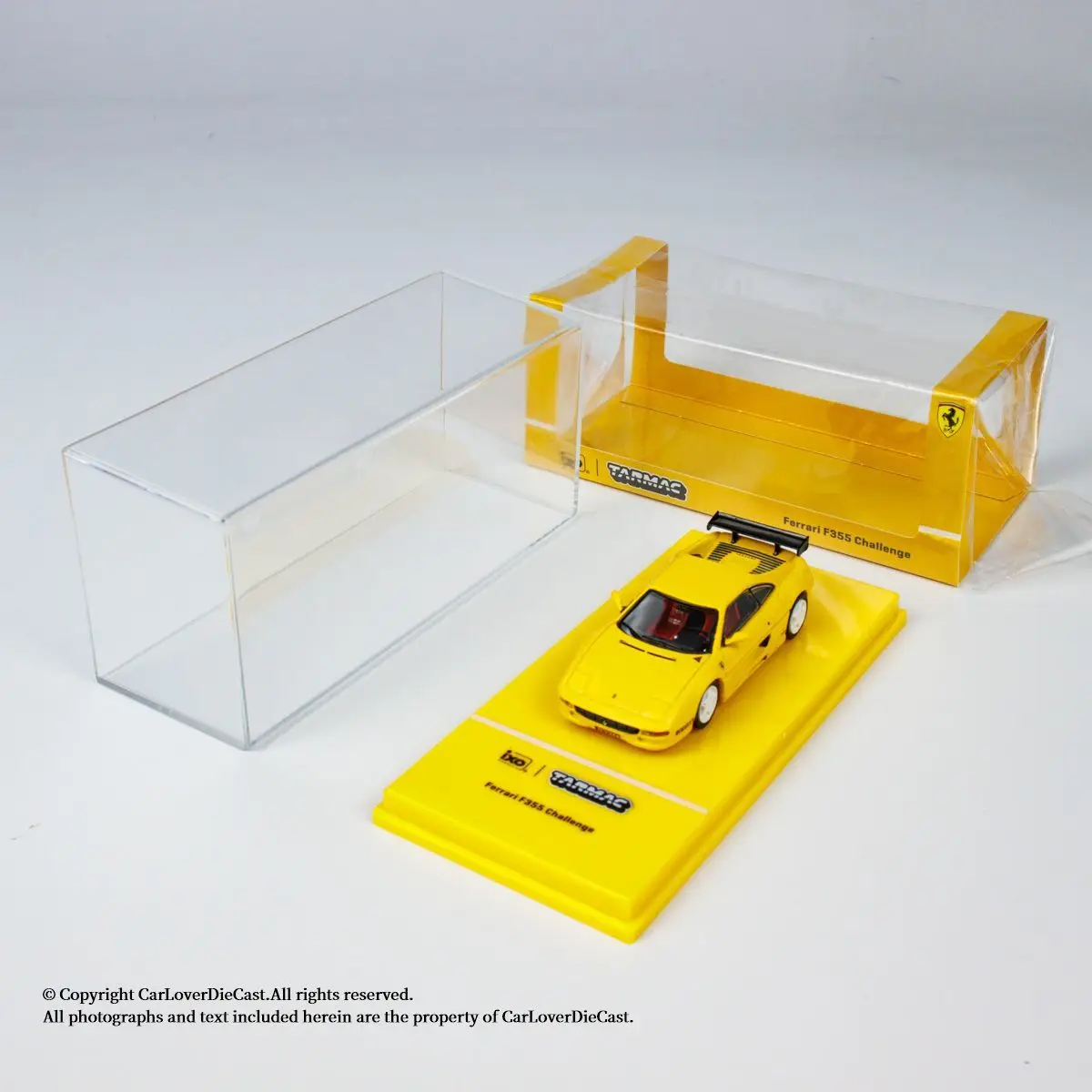 

TW 1:64 Ferrari F355 Challenge Yellow, Simulation Alloy Car Model
