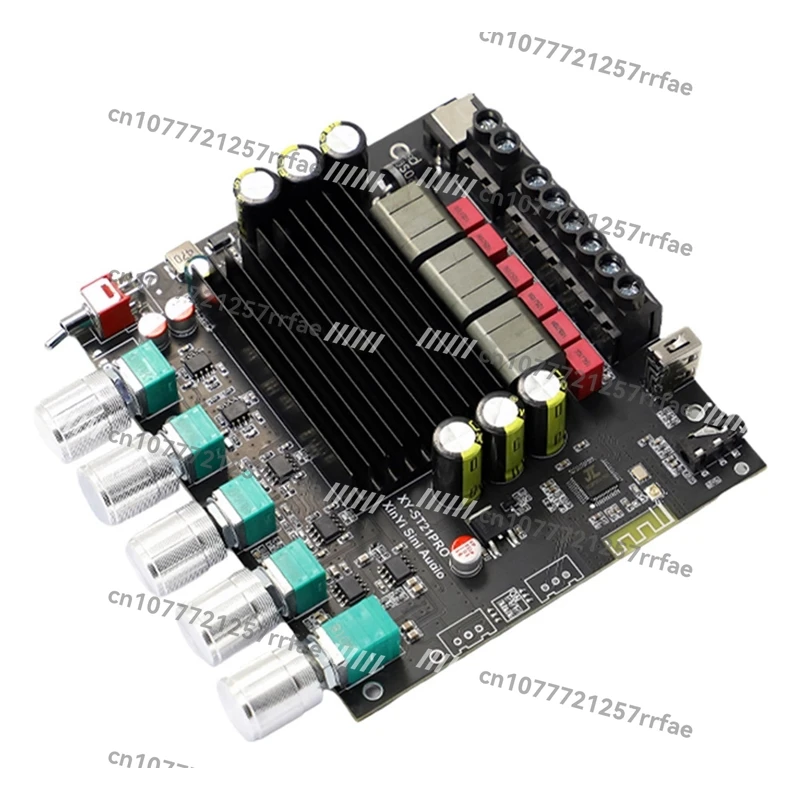 

New ST21PRO Bluetooth Digital Audio Power Amplifier Board 2.1 Channel 100Wx2+200W Subwoofer TPA3221 Exceeds 3116