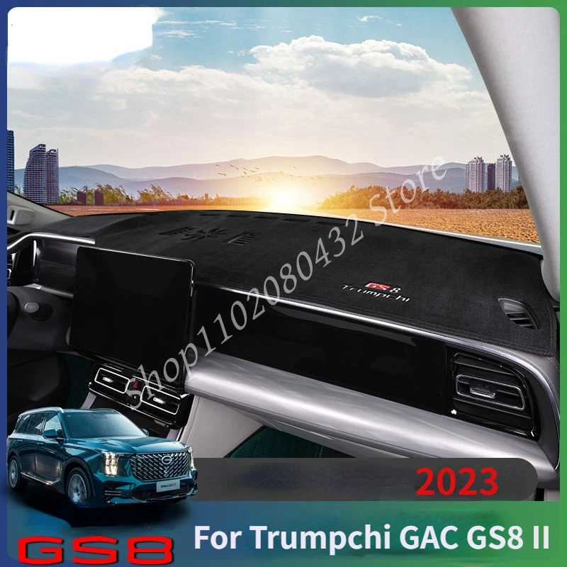 For Trumpchi GAC GS8 II 2023 Car Styling Dash Mat Dashmat Dashboard Cover Sun Shade Dash Board Cover Carpet Accessories