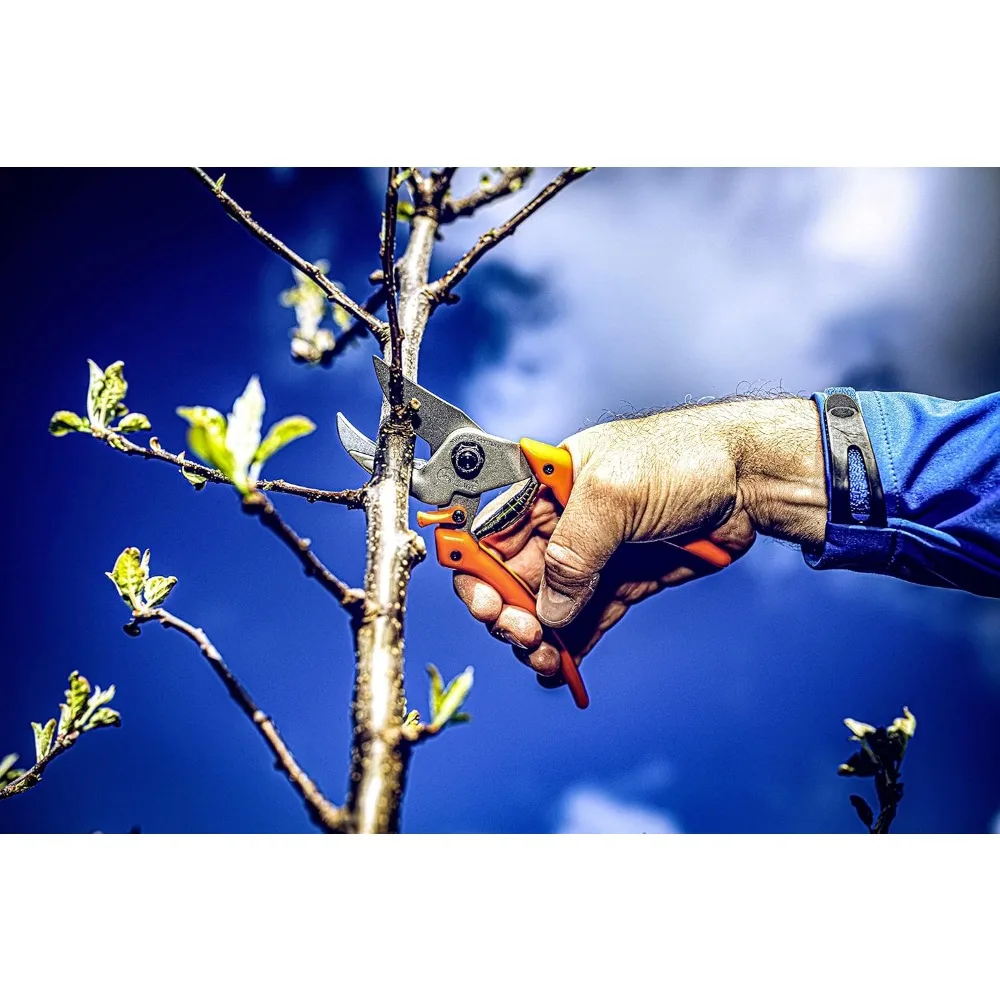 Tagliasiepi Bypass con lame da potatura robuste e affilate |   Ideale per l'uso in giardino |   Strumenti Prunner per incudine di livello professionale